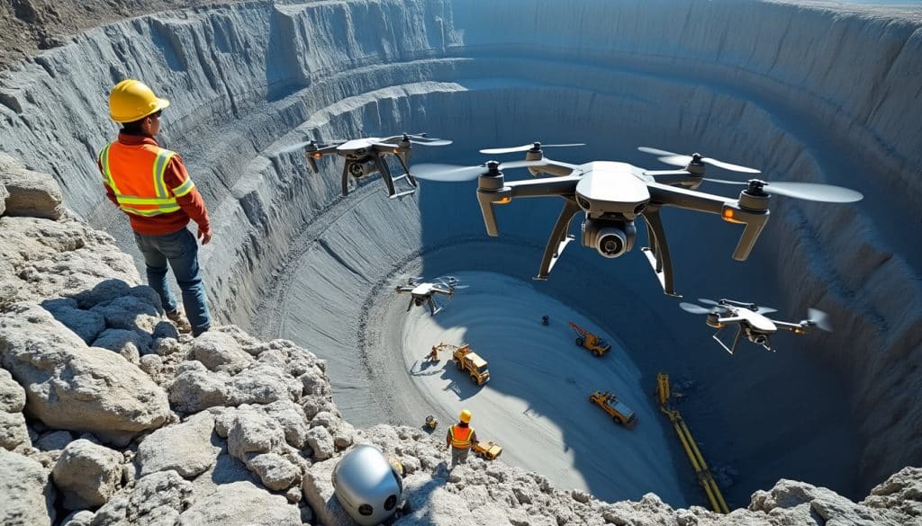 assurez la sécurité des carrières et mines grâce à la surveillance efficace de la stabilité des fronts de taille, prévenant les risques d'effondrement.