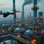 découvrez comment le survol des zones à atmosphère explosive impose des contraintes strictes aux sites industriels pour garantir la sécurité et la conformité réglementaire.
